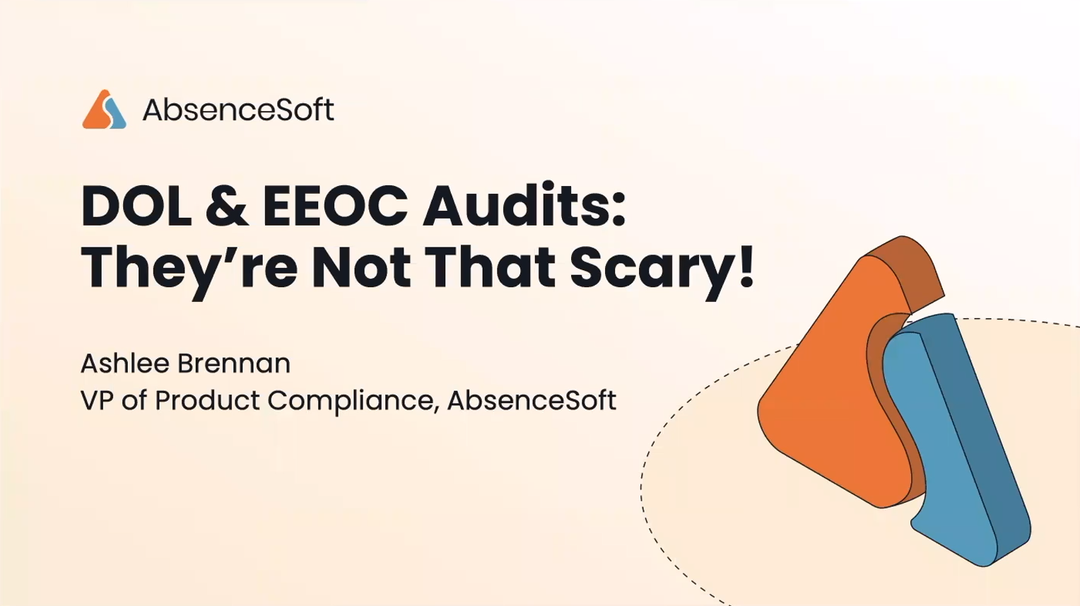 DOL & EEOC Audits Theyre Not That Scary Title Slide